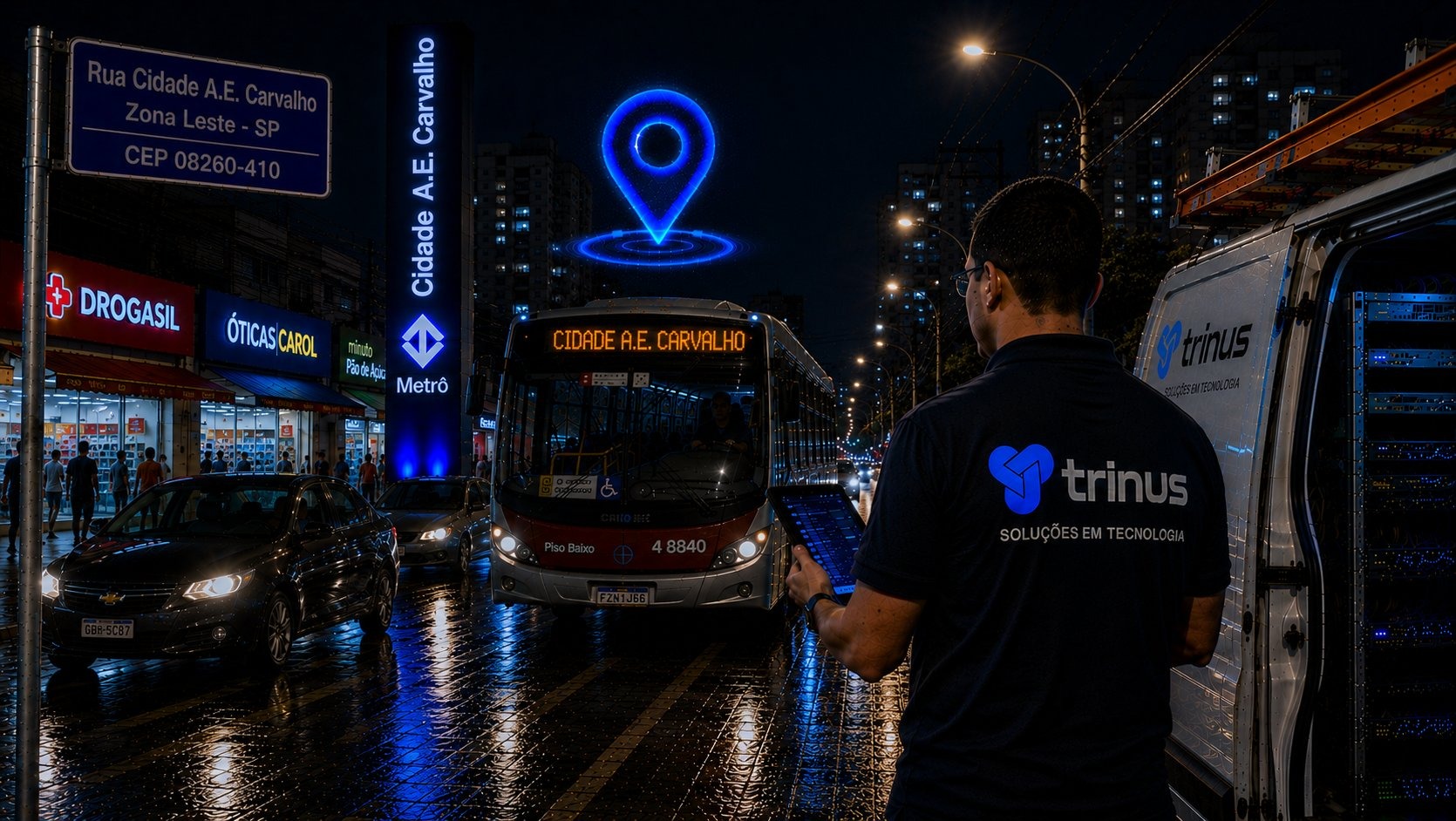 Cidade A.E. Carvalho, Zona Leste, São Paulo | Trinus Corp PABX IP
