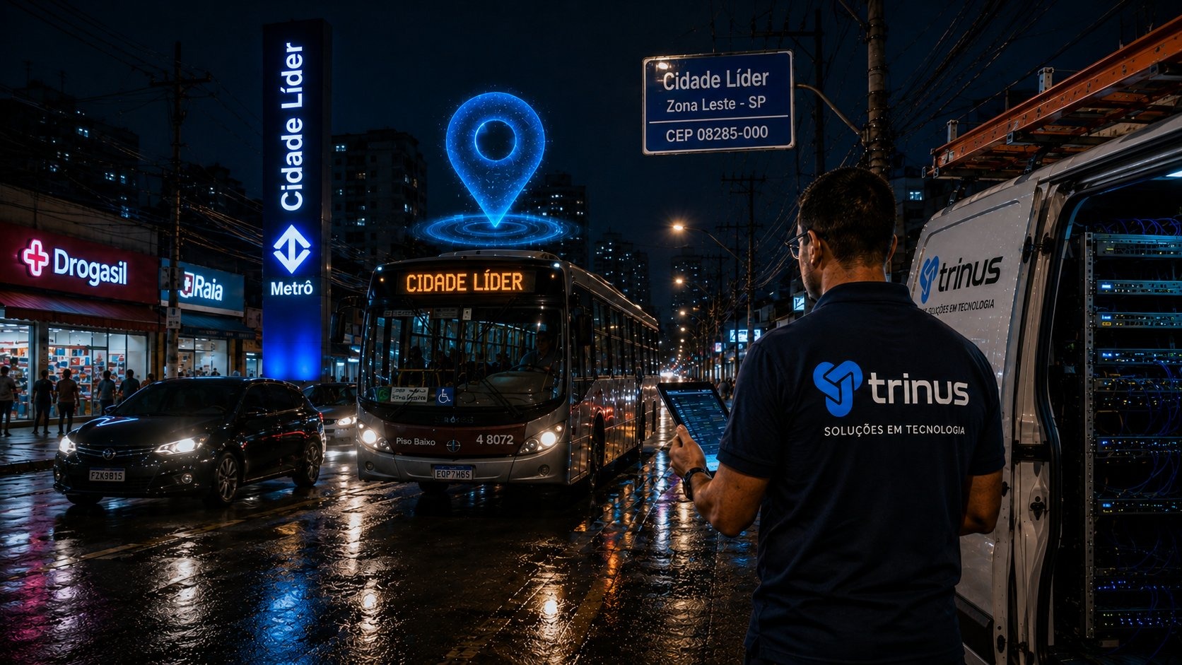 PABX IP em Cidade Líder — Av. Líder — Shopping Metrô Itaquera — Trinus Corp