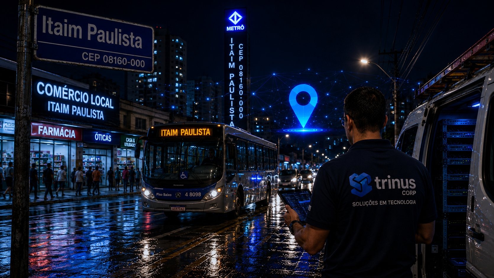 PABX IP em Itaim Paulista — Av. Marechal Tito — Hospital Santa Marcelina — Trinus Corp