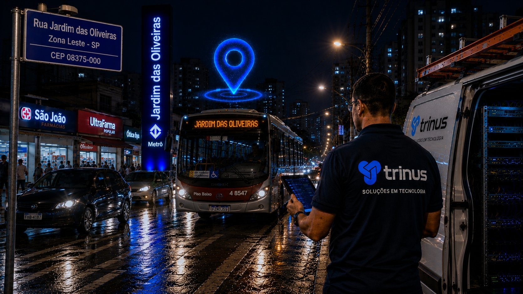 Jardim das Oliveiras, Zona Leste, São Paulo | Trinus Corp PABX IP