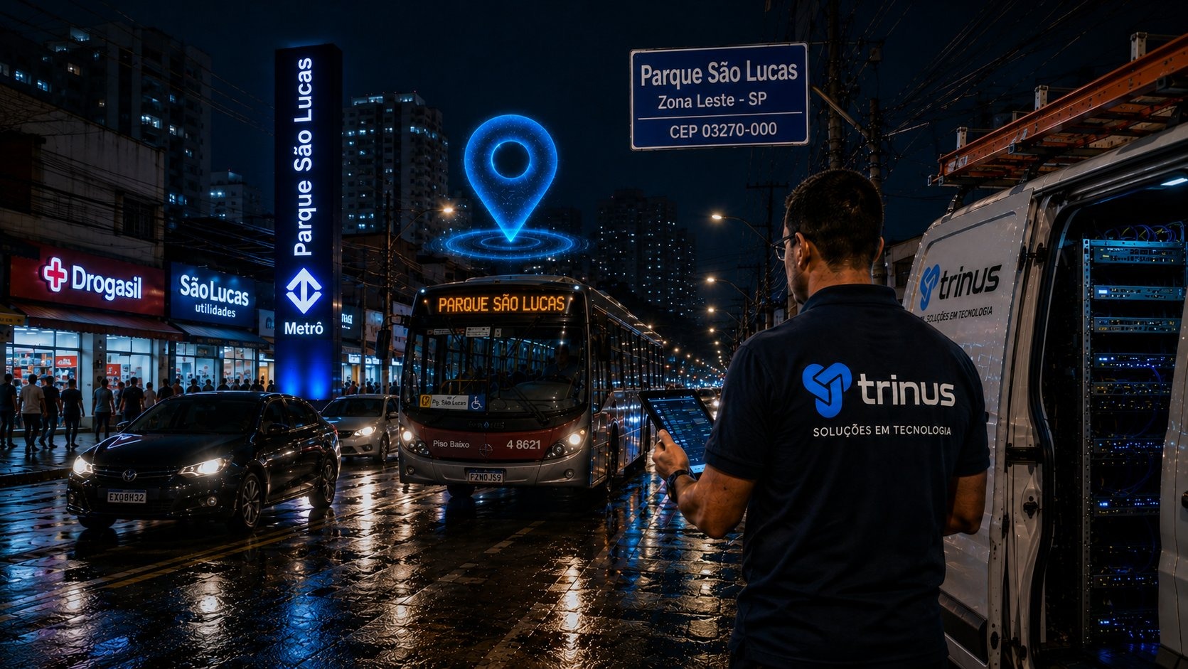 PABX IP em Parque São Lucas — Av. Oratório — Vila Prudente — Trinus Corp