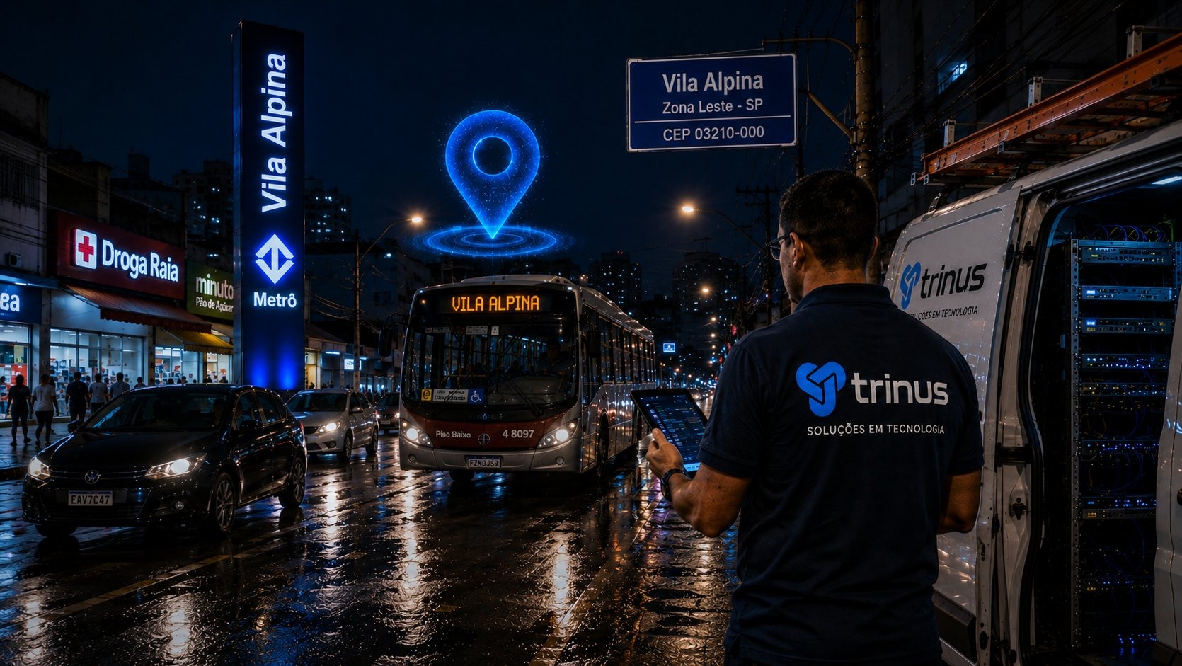 PABX IP em Vila Alpina — Av. Francisco Falconi — Hospital Estadual Vila Alpina — Trinus Corp