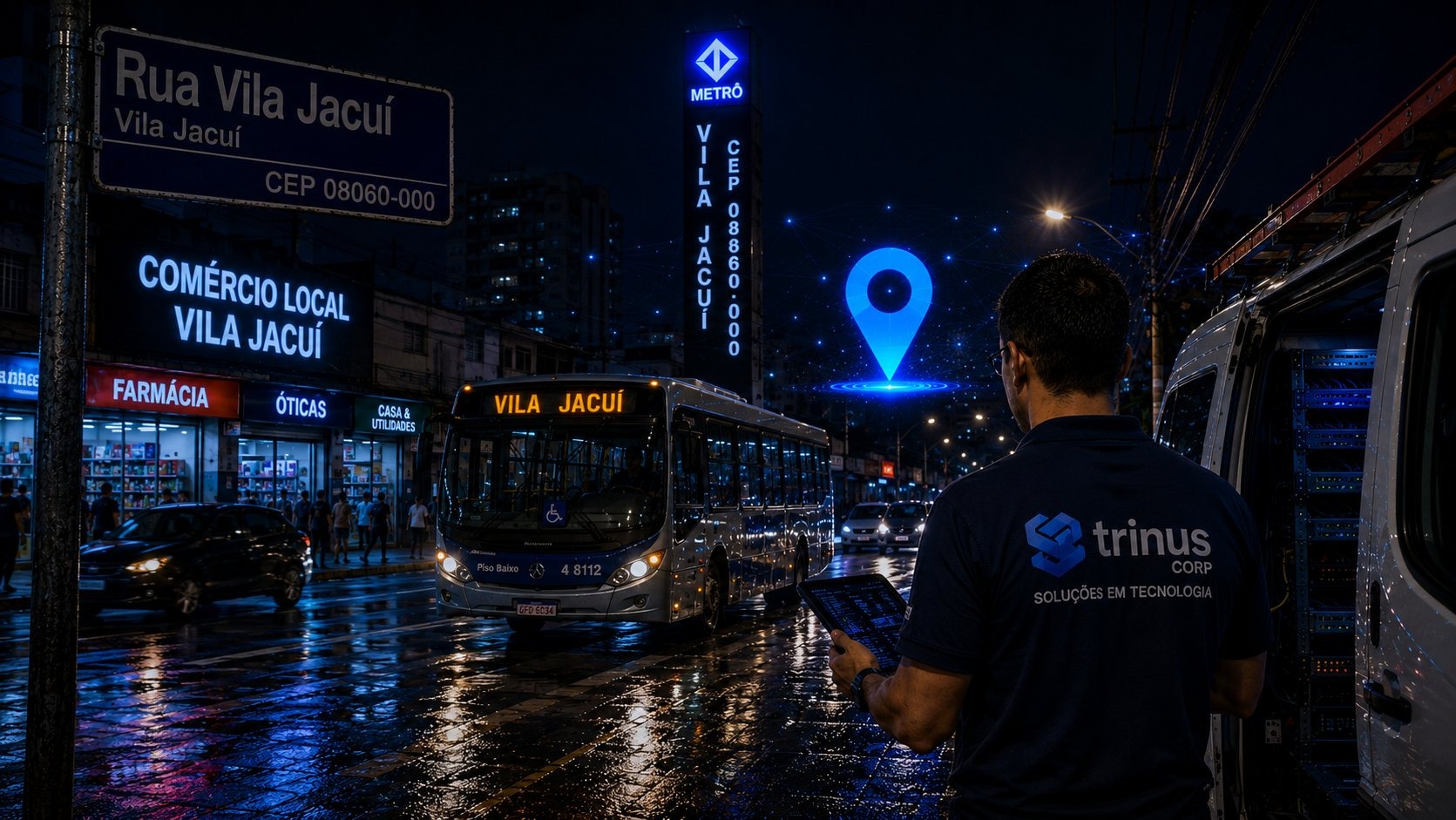 PABX IP em Vila Jacuí — Av. São Miguel — Parque Ecológico do Tietê — Trinus Corp