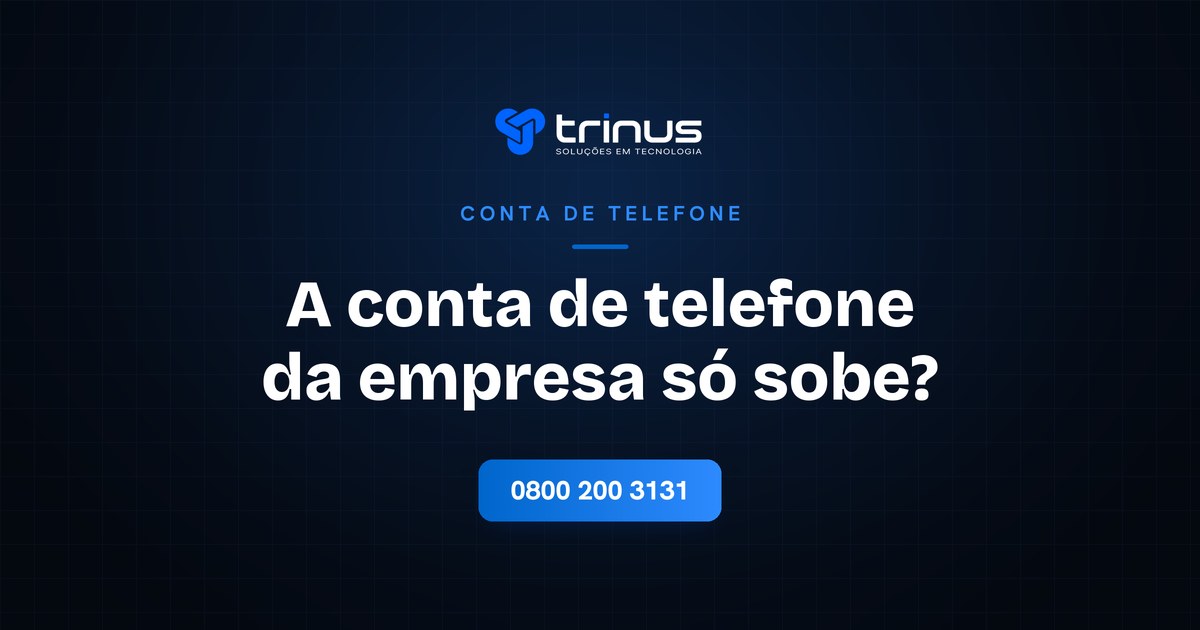 Conta de telefone da empresa que só sobe