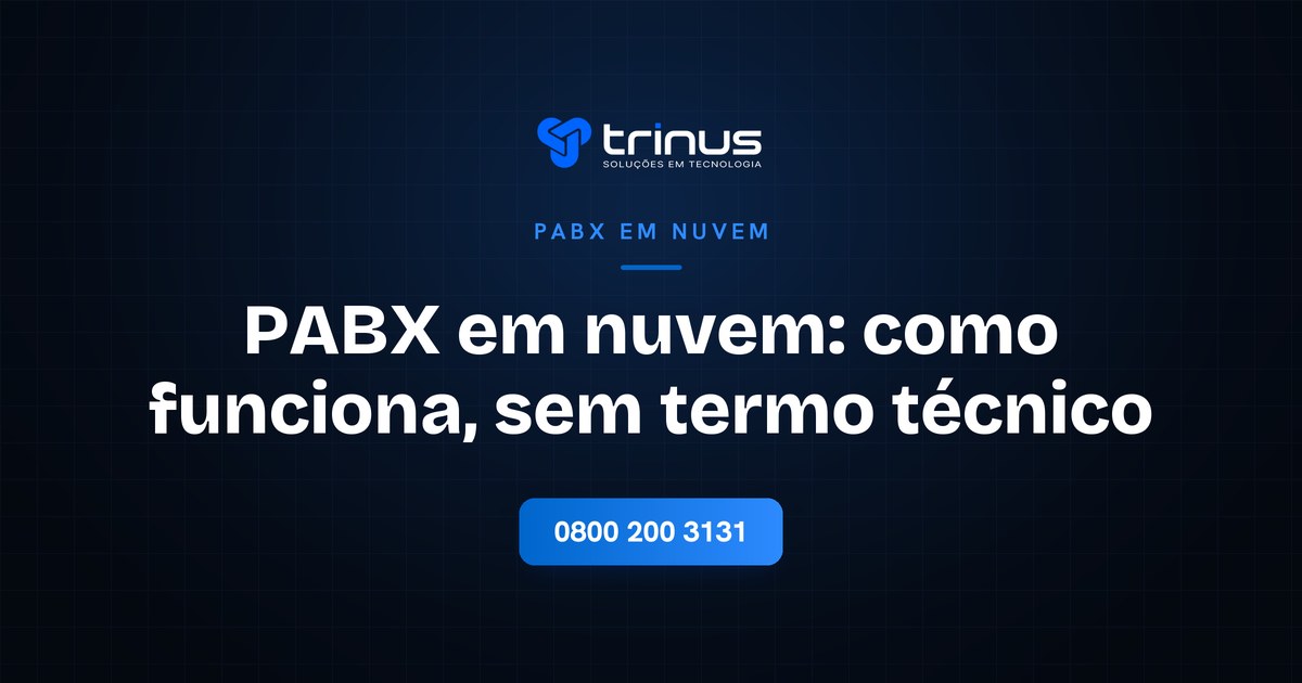 Como funciona o PABX em nuvem